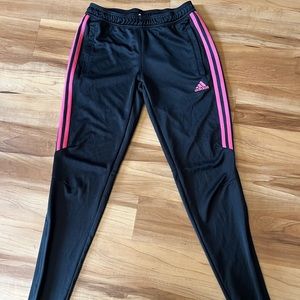 Women’s ADIDAS Black Lightweight Joggers in Black. Size Small